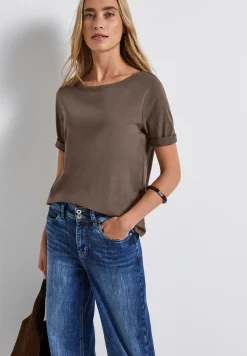 Shirt met boothals