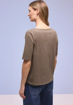 Shirt met boothals