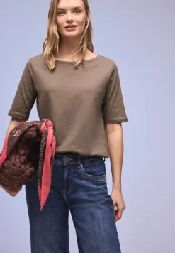 Shirt met boothals