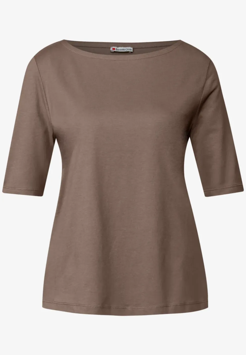 Shirt met boothals