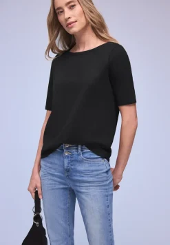 Shirt met boothals