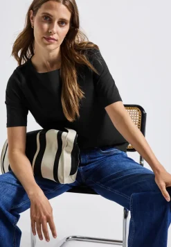 Shirt met boothals