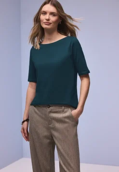 Shirt met boothals