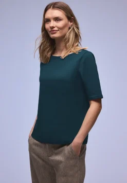 Shirt met boothals
