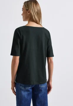 Shirt met boothals