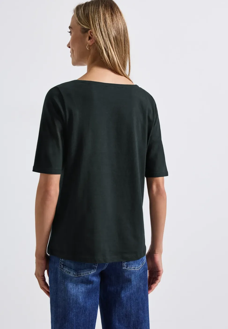 Shirt met boothals