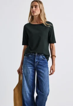 Shirt met boothals