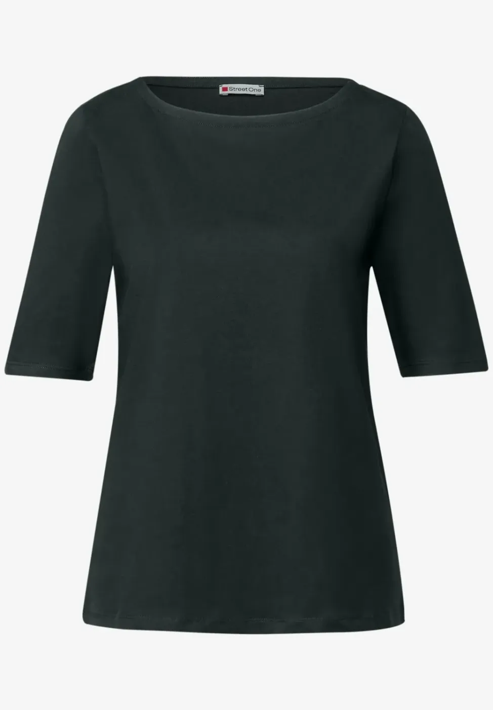 Shirt met boothals