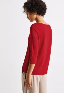 Shirt met boothals