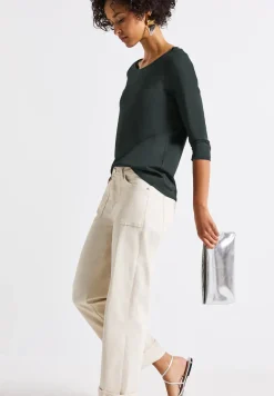 Shirt met boothals
