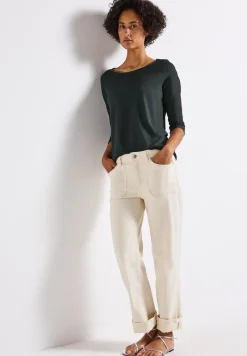 Shirt met boothals