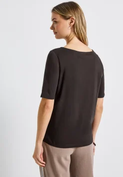 Shirt met boothals