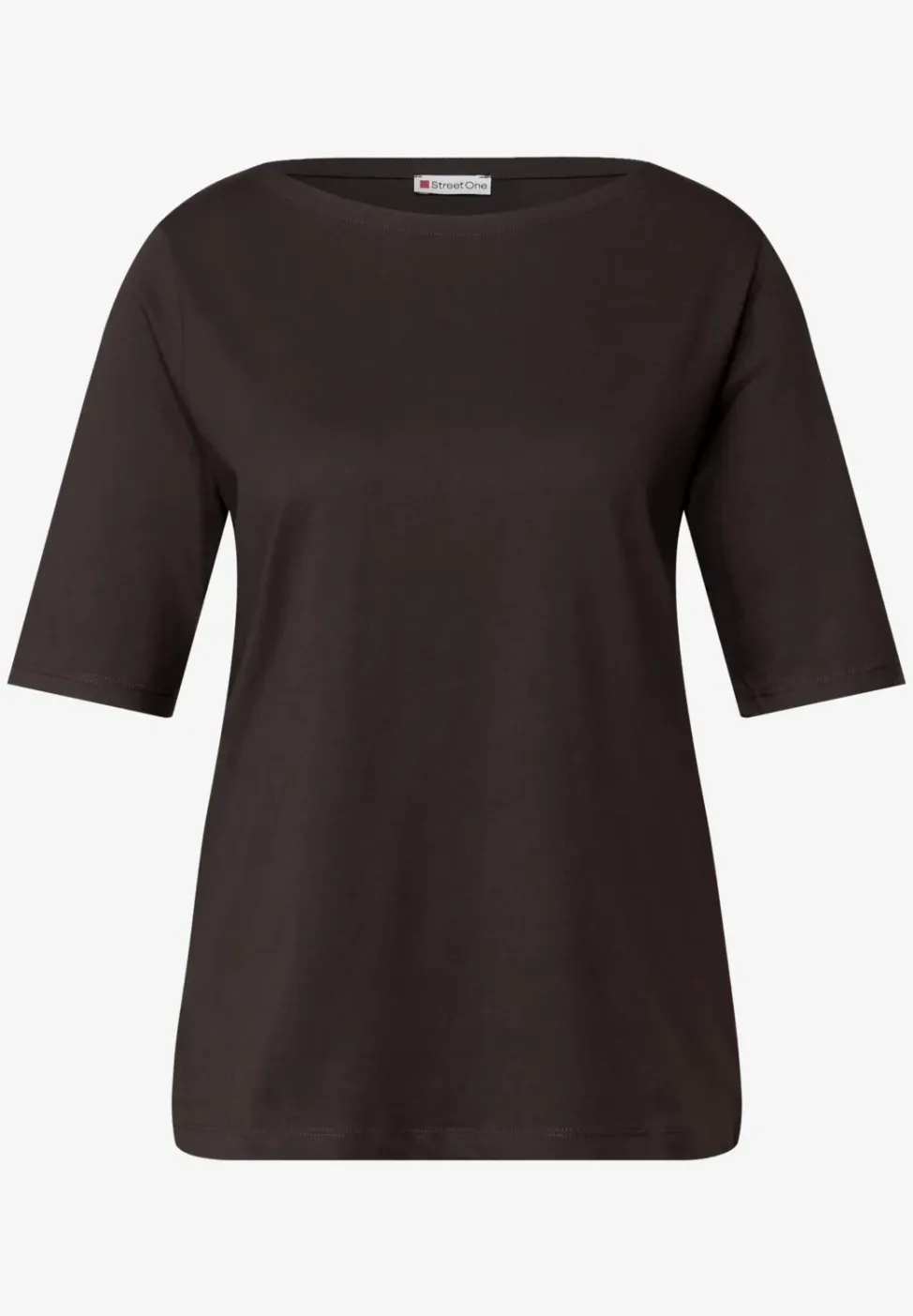 Shirt met boothals