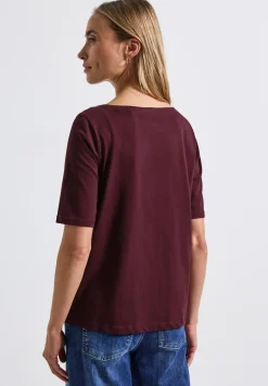 Shirt met boothals
