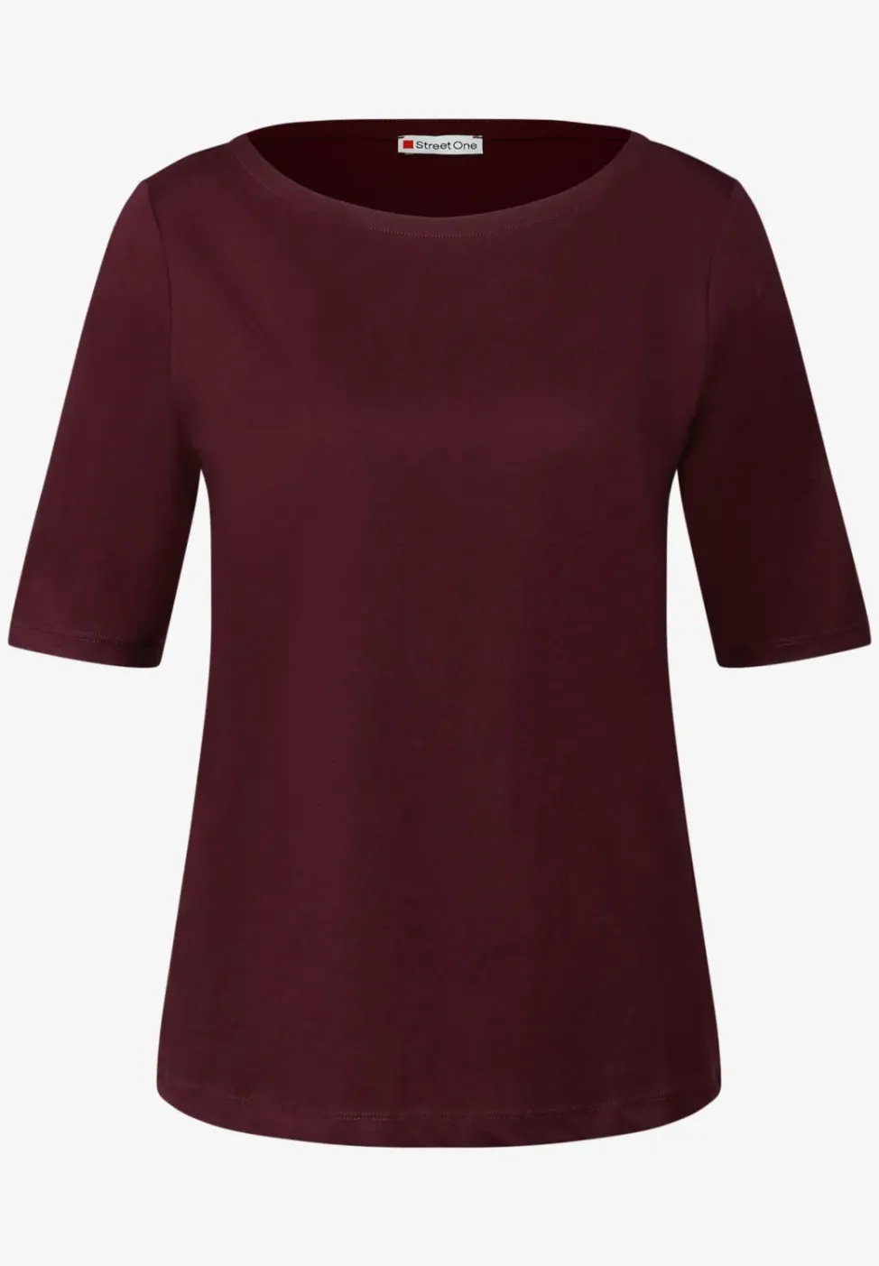 Shirt met boothals