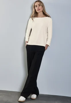 Shirt met boothals