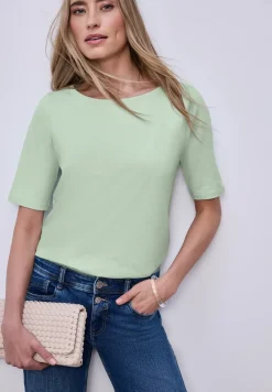 Shirt met boothals