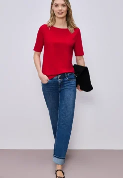Shirt met boothals