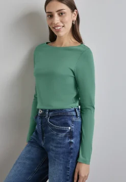 Shirt met boothals