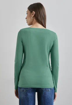 Shirt met boothals