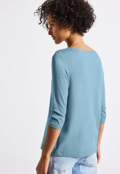 Shirt met boothals