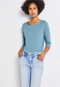 Shirt met boothals