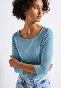 Shirt met boothals