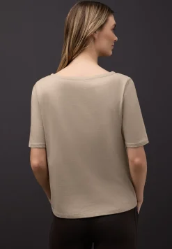 Shirt met boothals