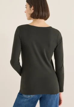 Shirt met boothals
