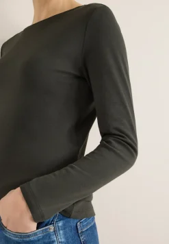 Shirt met boothals