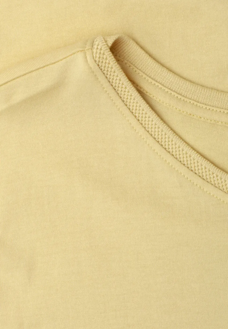 Shirt met boothals en decoratief detail