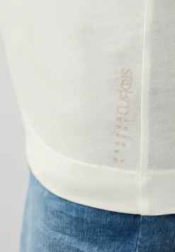 Shirt met burn-out details