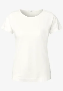 Shirt met burn-out details