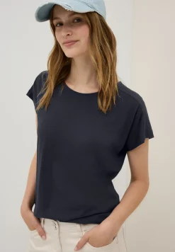 Shirt met burn-out details