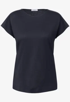 Shirt met burn-out details