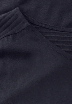 Shirt met burn-out details