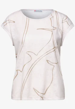 Shirt met burn-out look