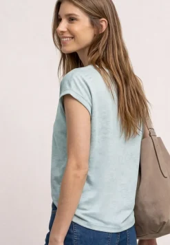 Shirt met burn-out look