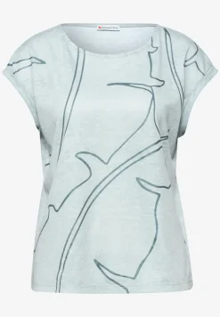 Shirt met burn-out look