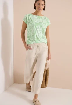 Shirt met burn-out look