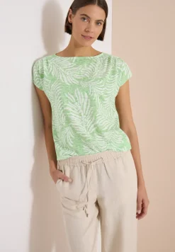 Shirt met burn-out look