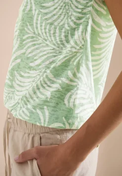 Shirt met burn-out look