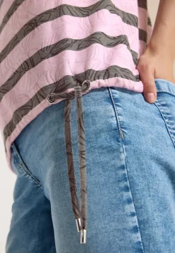 Shirt met burn-out look