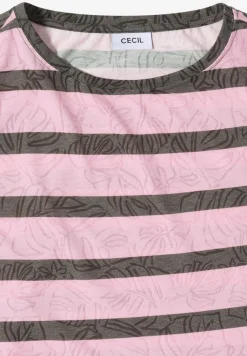 Shirt met burn-out look