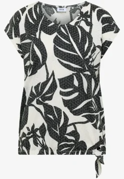 Shirt met burn-out look