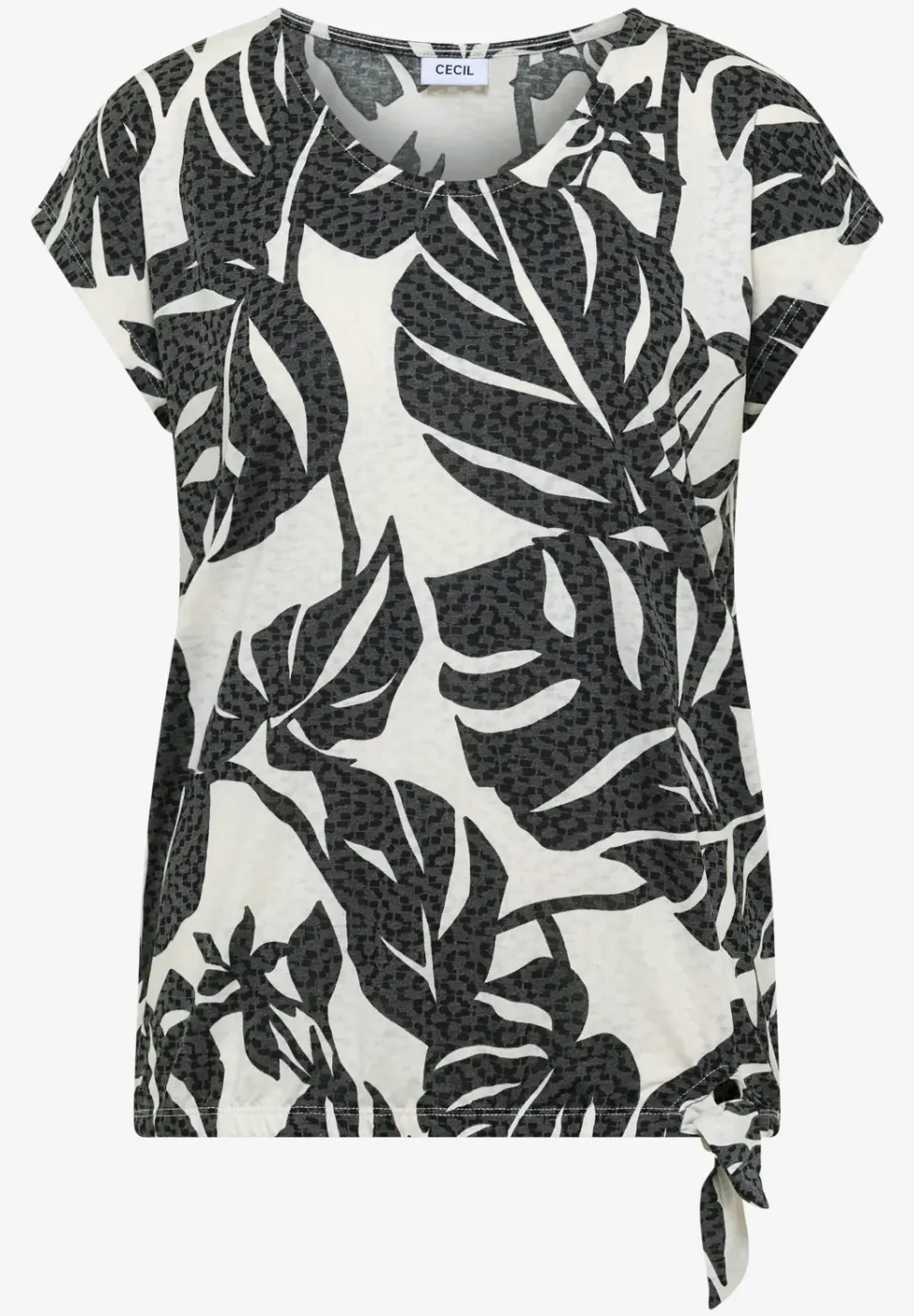 Shirt met burn-out look