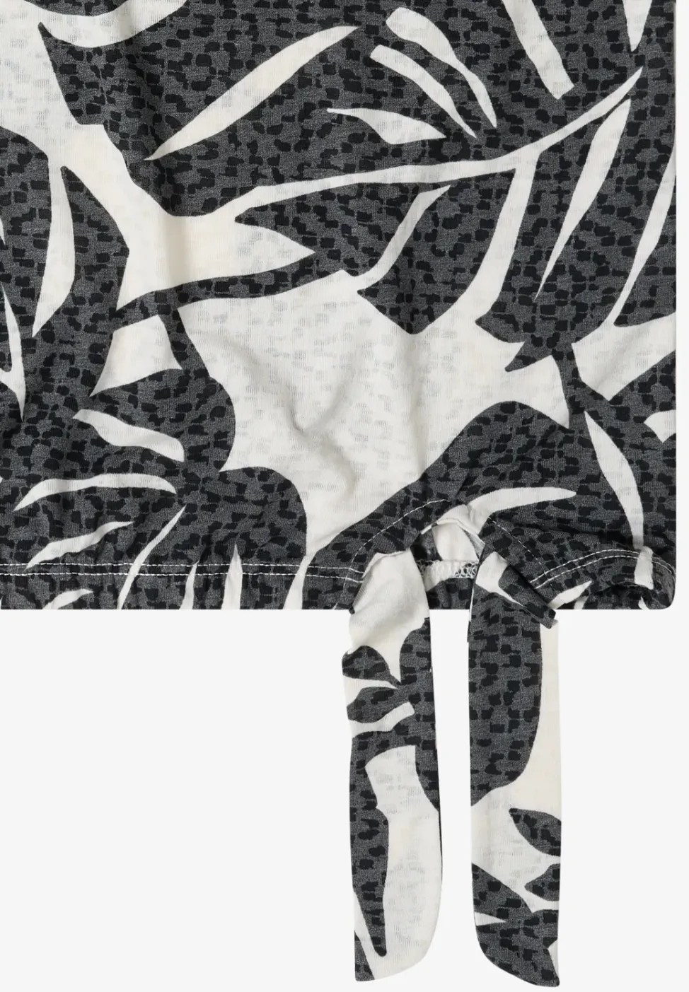 Shirt met burn-out look