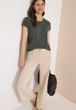 Shirt met burn-out look