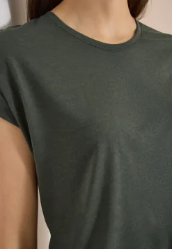 Shirt met burn-out look
