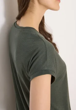 Shirt met burn-out look